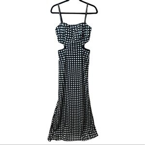 Camille La Vie Sequin Black & White Dress Size 8